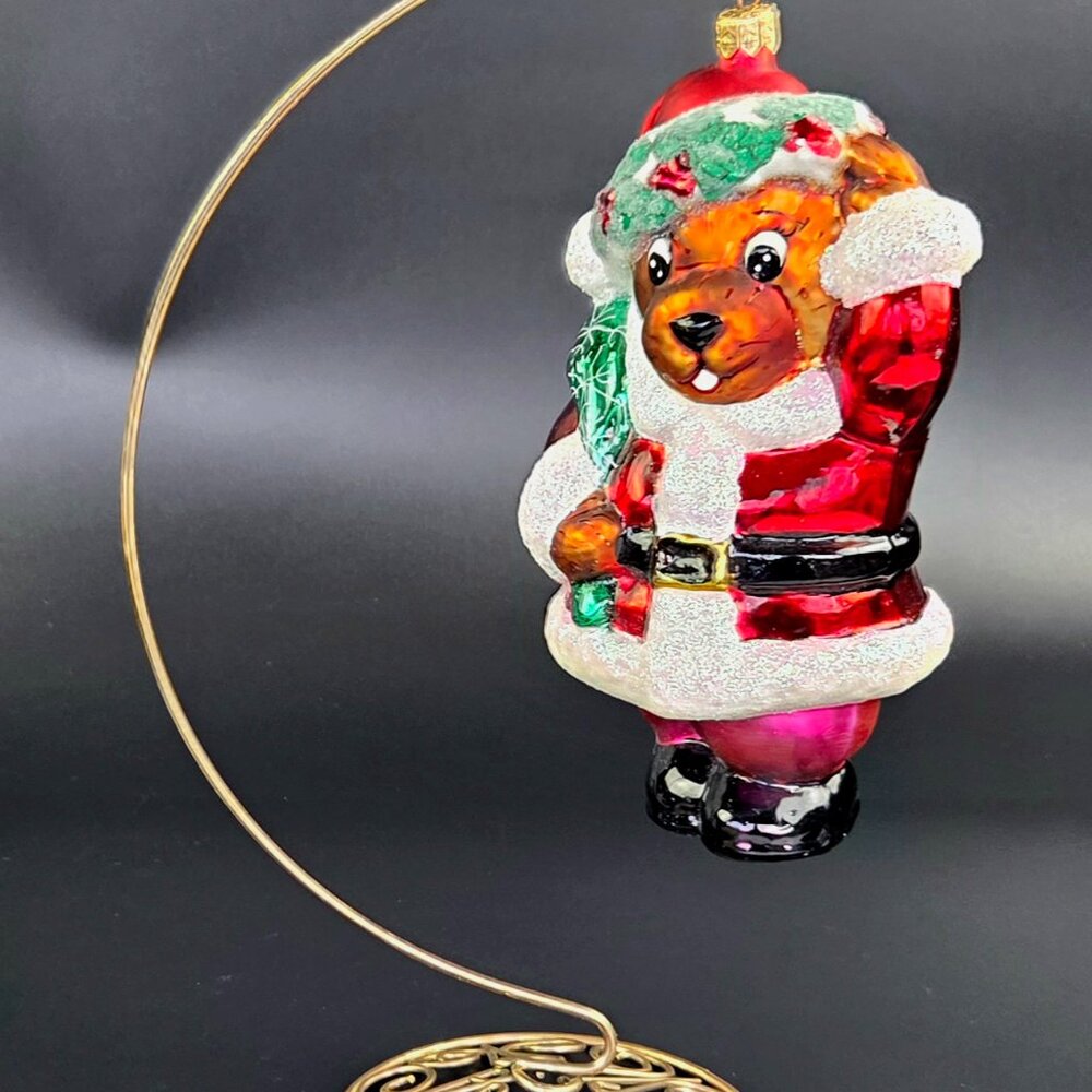 Vintage Santa Claus Ornament – 7" Tall – 4.5" Across
